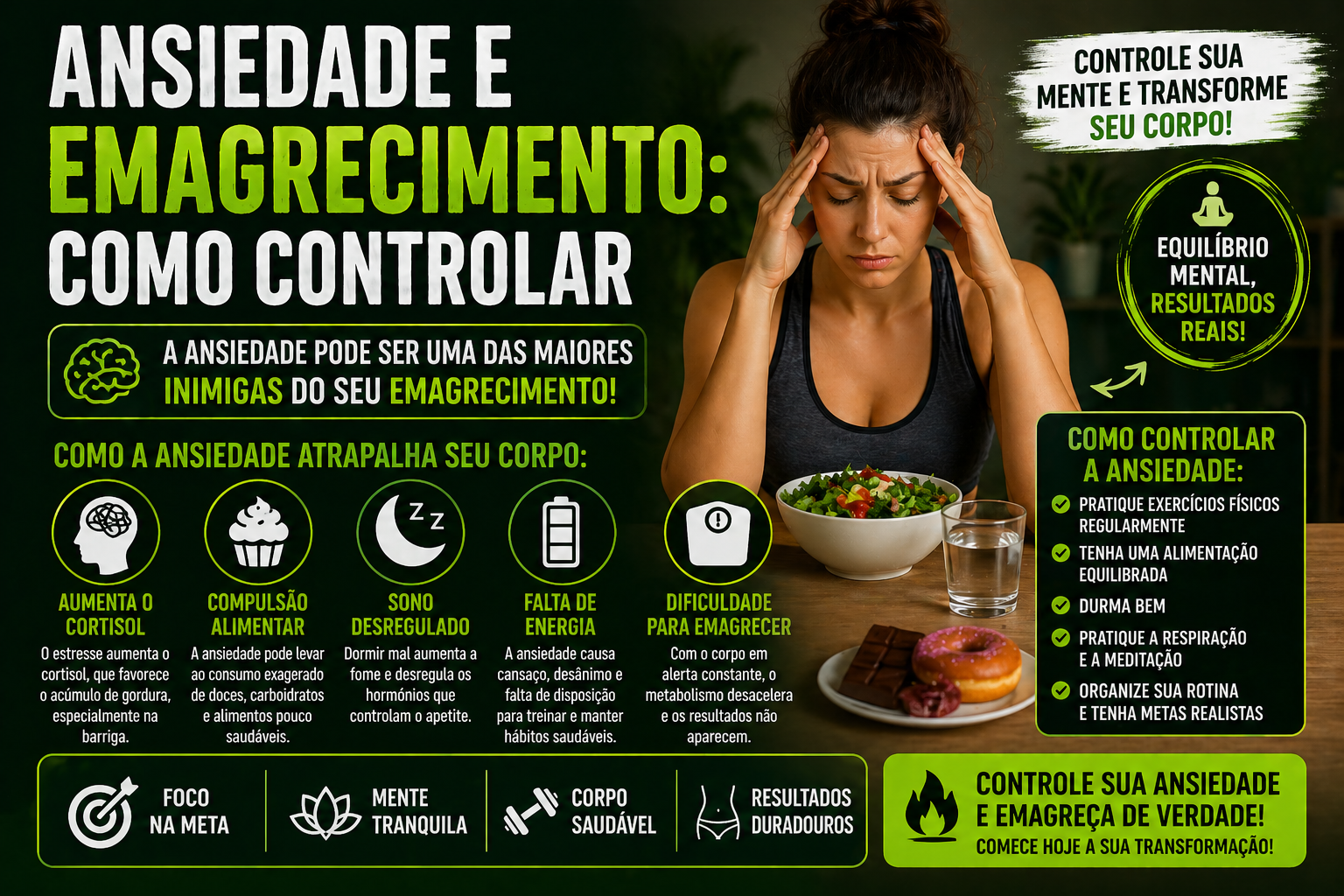ansiedade e emagrecimento como controlar