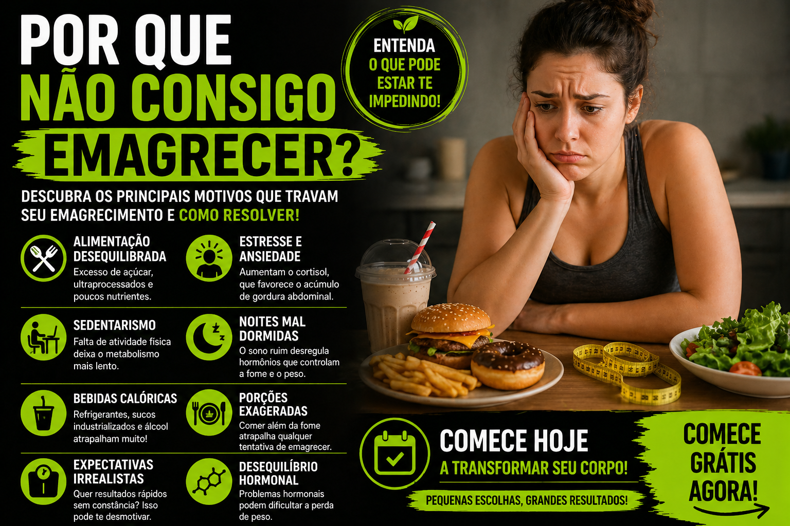 por que não consigo emagrecer