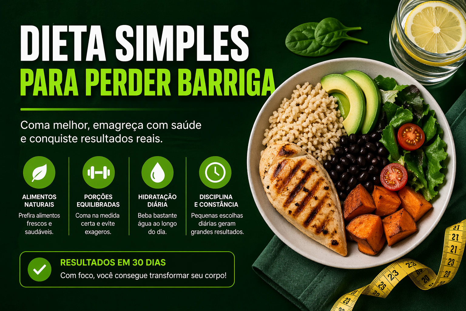 dieta simples para perder barriga