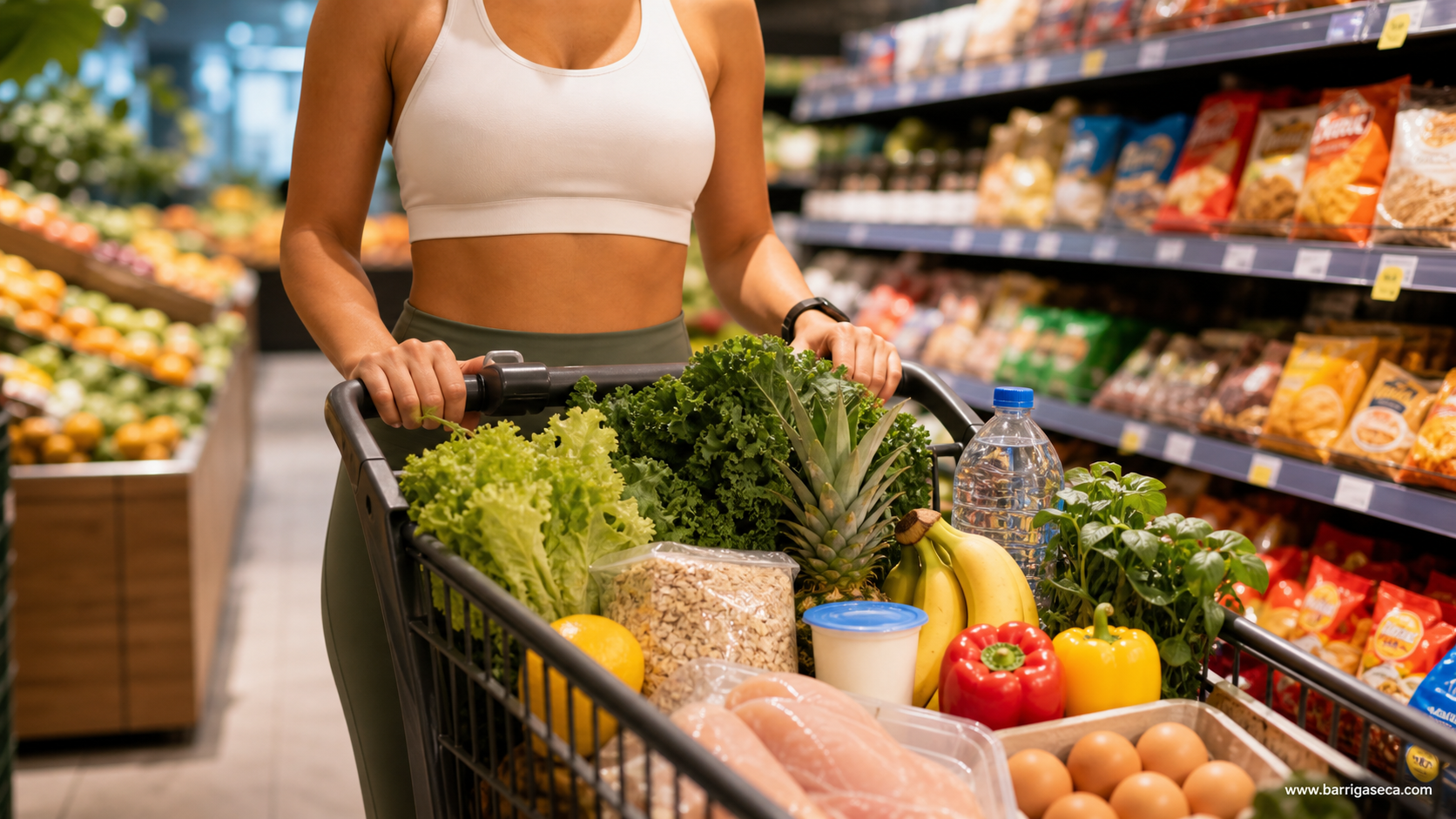trocas no mercado que ajudam a secar barriga