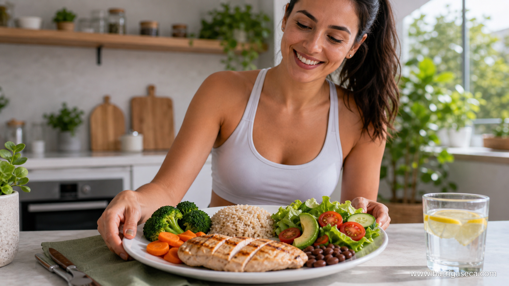 almoço para secar barriga em 7 dias confira