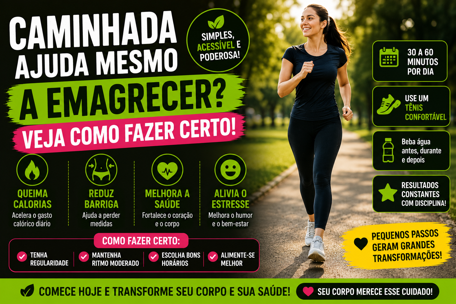 caminhada ajuda mesmo a emagrecer