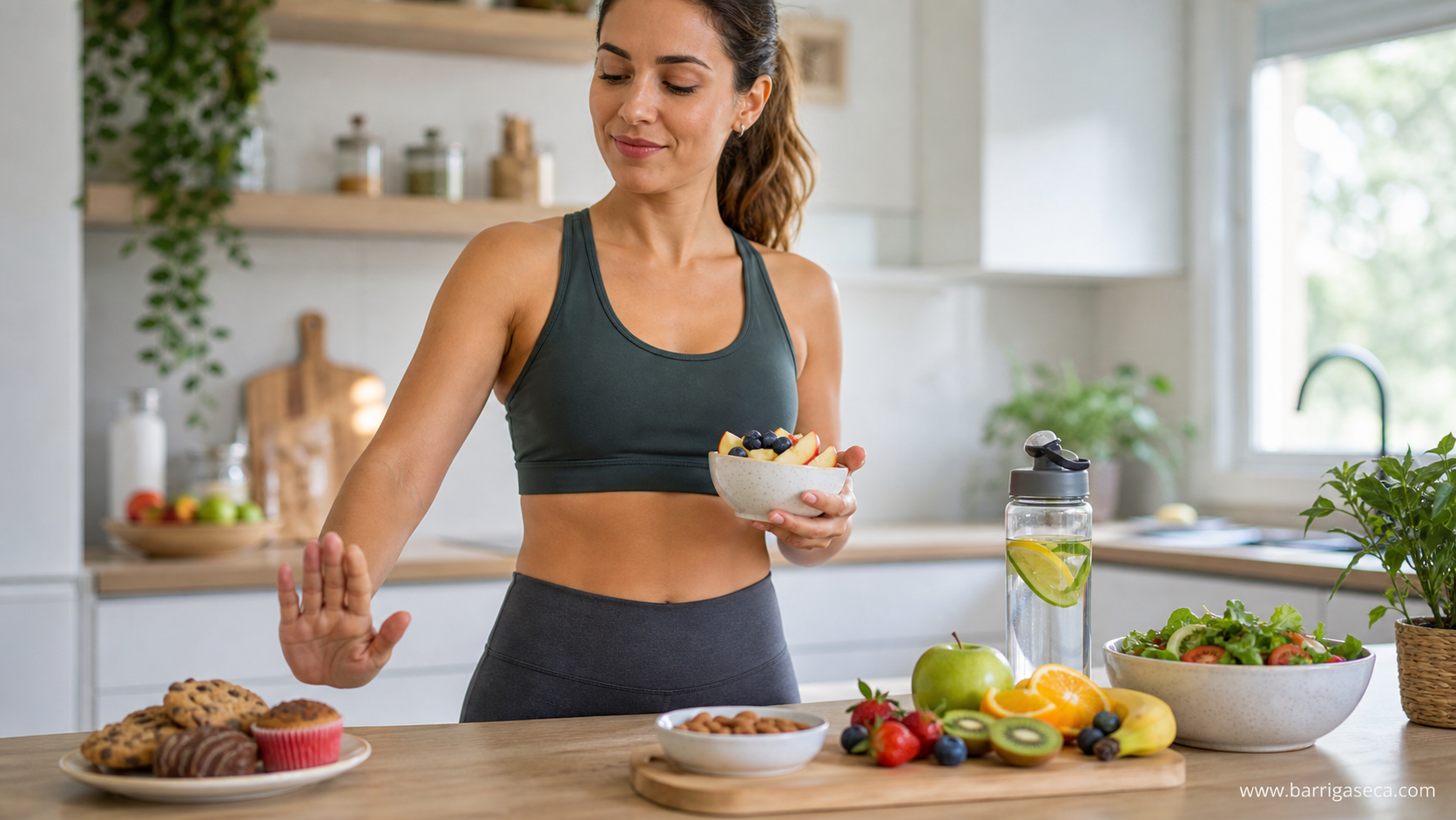 como parar de beliscar para perder barriga