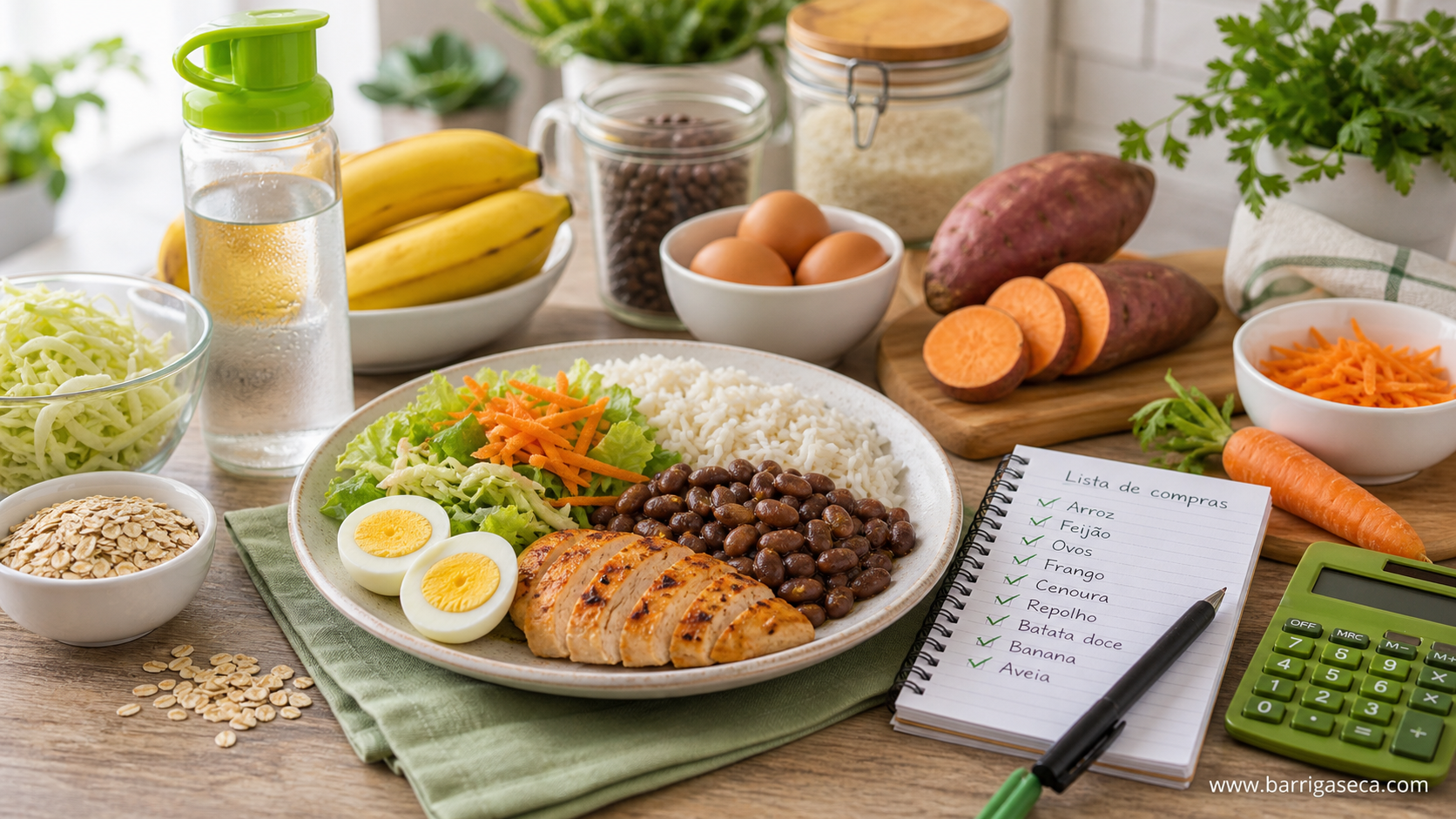 dieta barata para perder barriga com comida simples