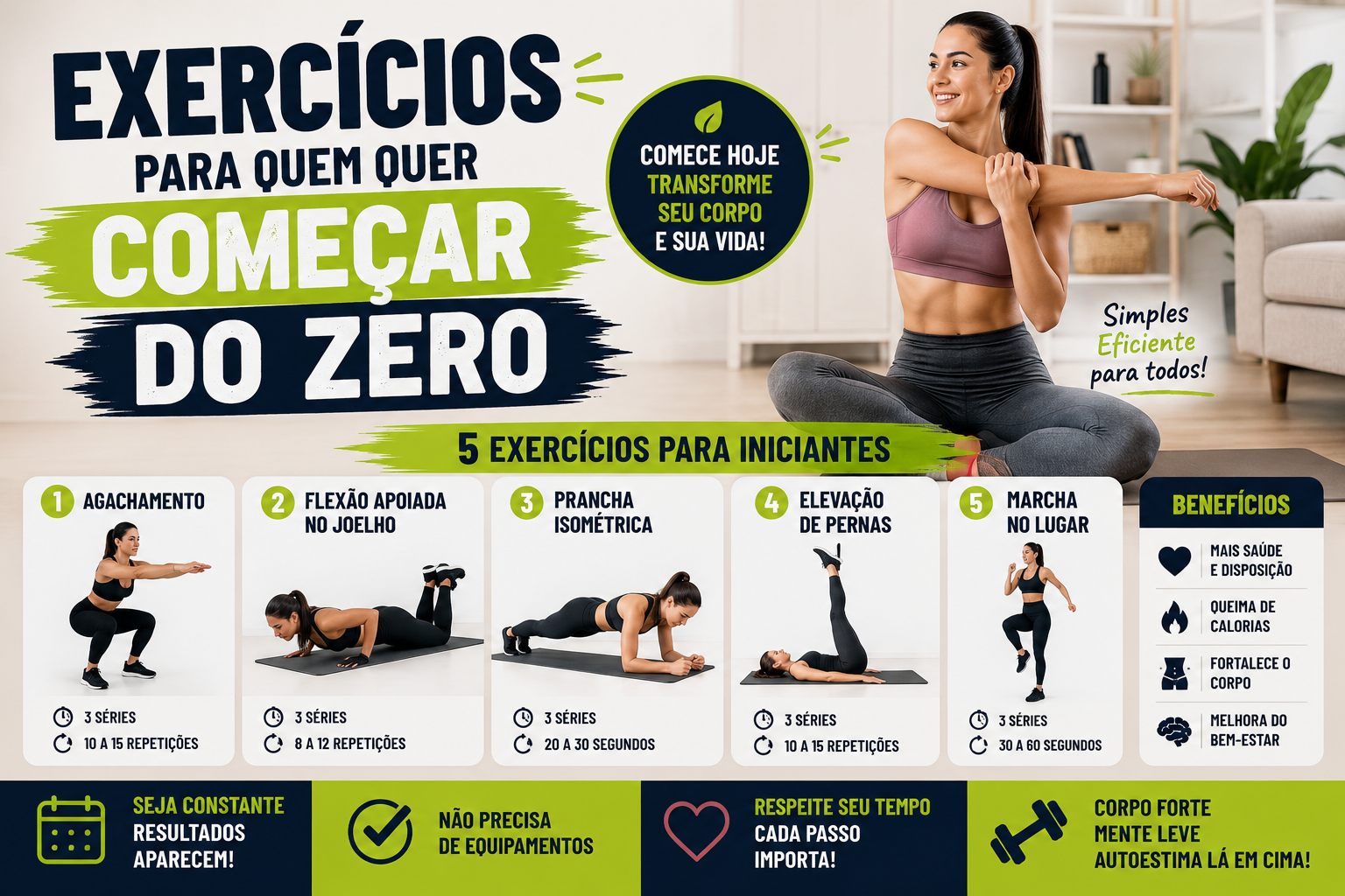 exercícios para quem quer começar do zero