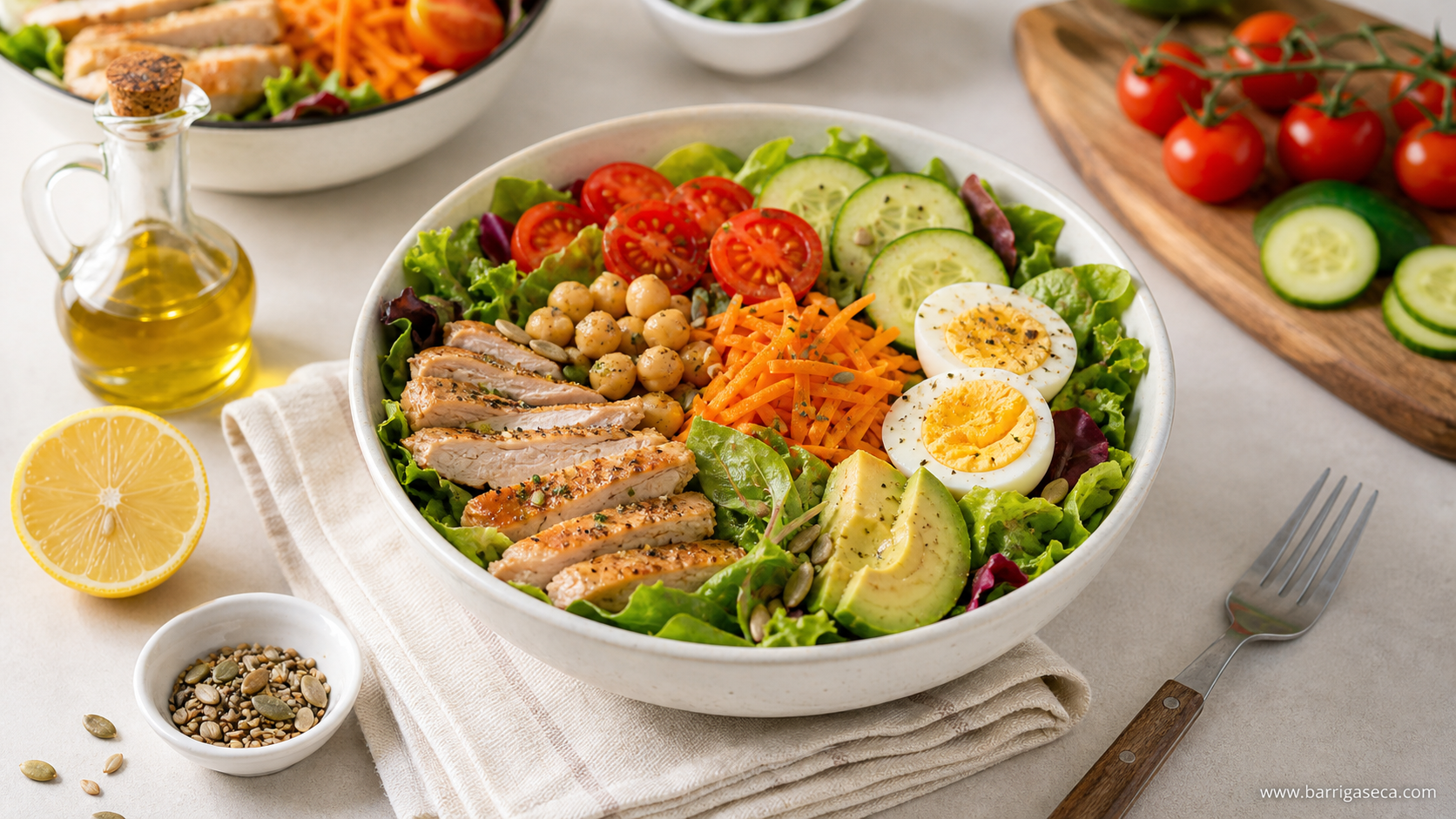 saladas completas para emagrecer sem fome
