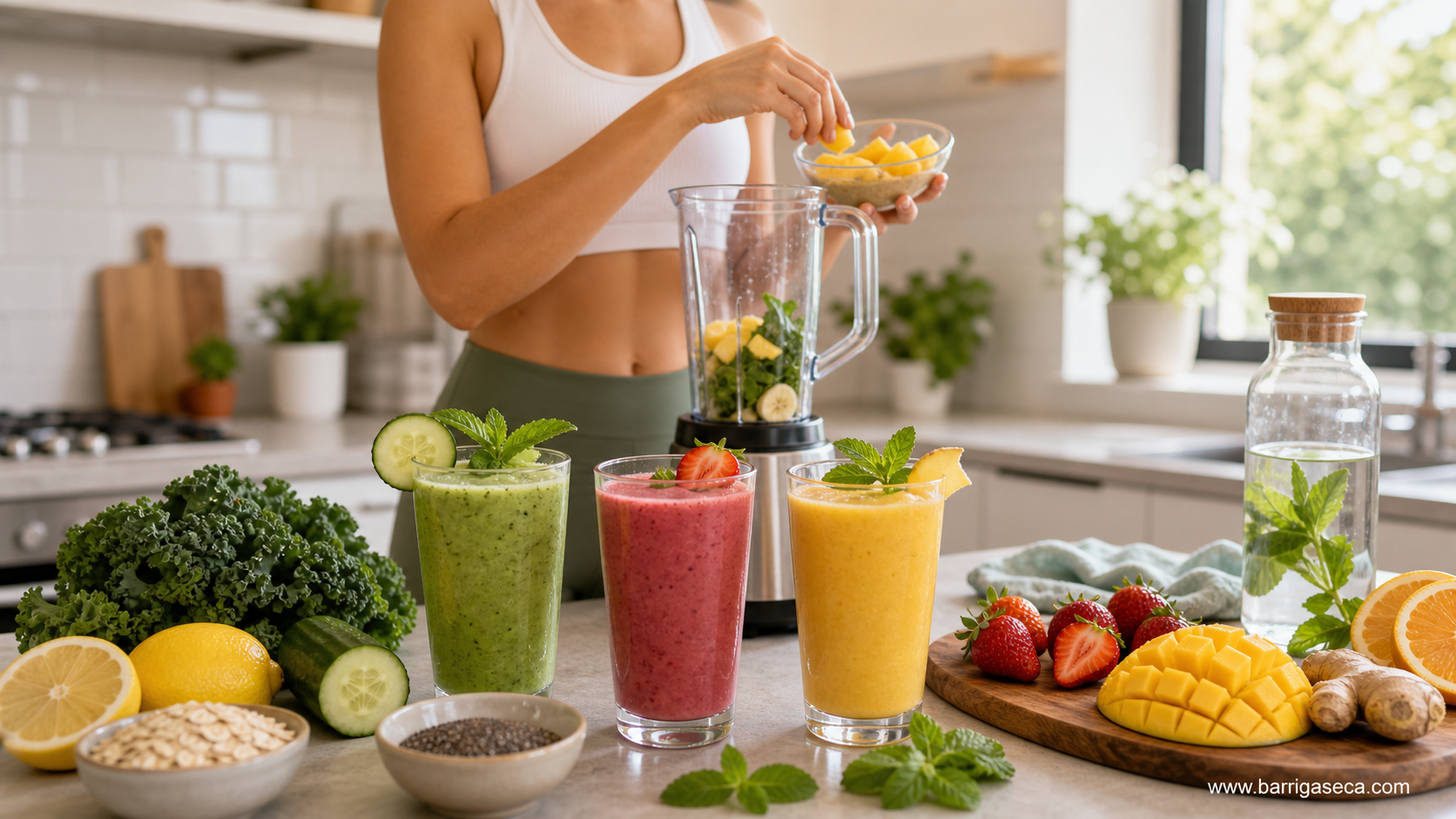 smoothies detox receitas para um café da manhã leve