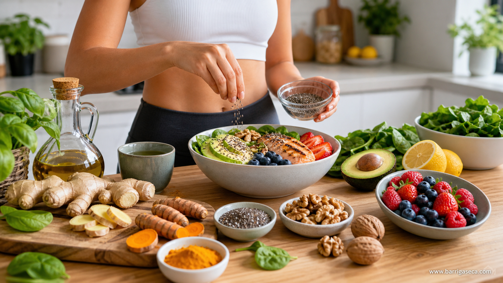 superalimentos anti-inflamatórios para perder peso