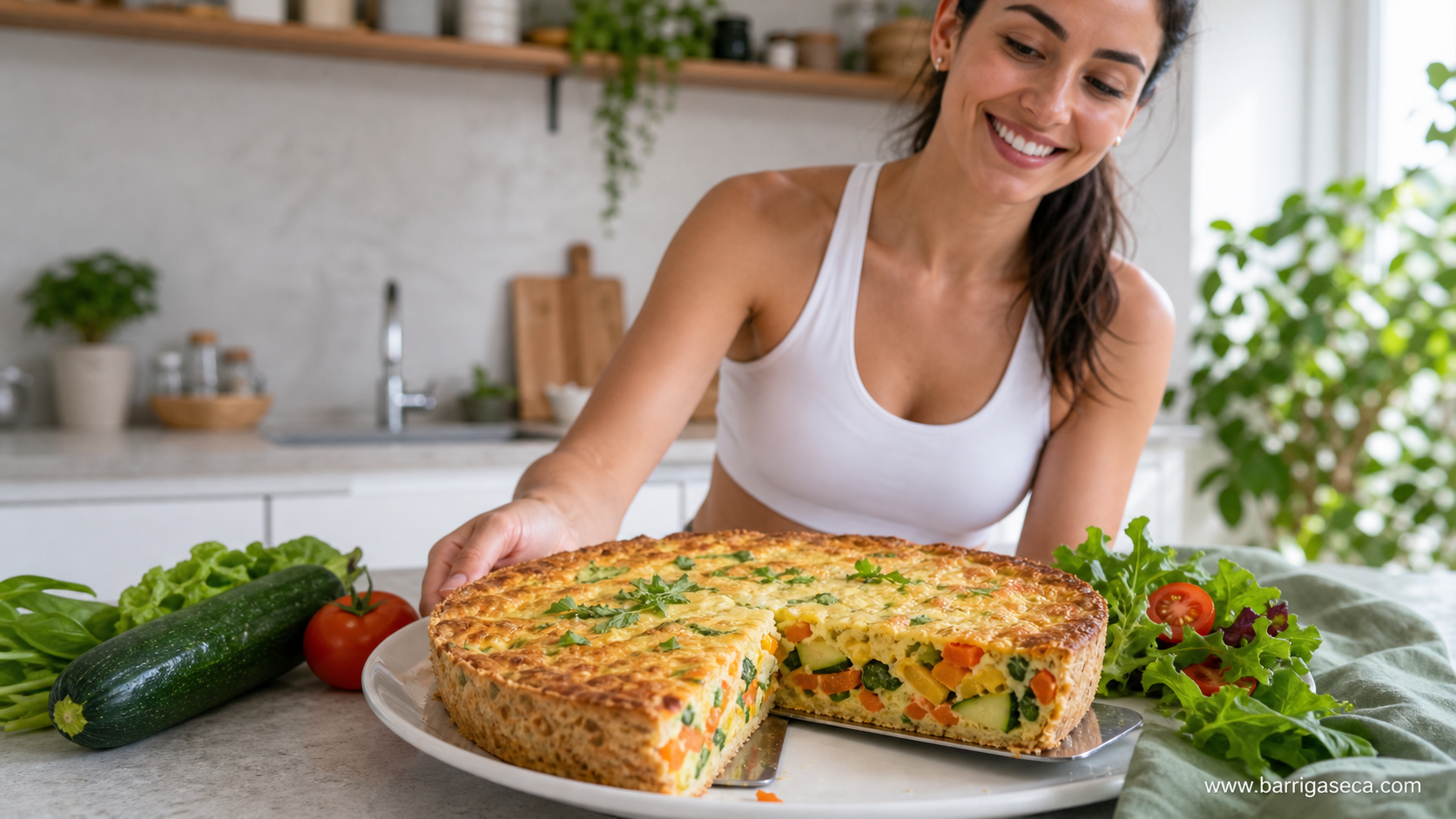torta fit de legumes fácil e rápida e grátis