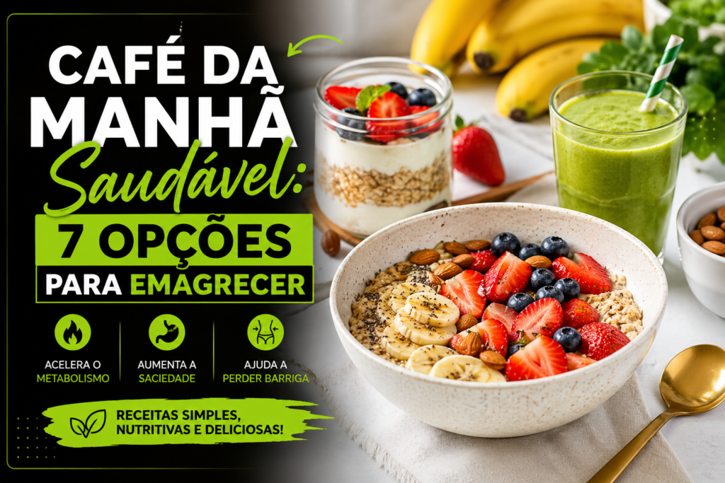 Café da manhã saudável: 7 opções para emagrecer