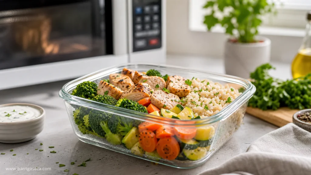 O almoço fit de micro-ondas de 5 minutos que salva qualquer dieta