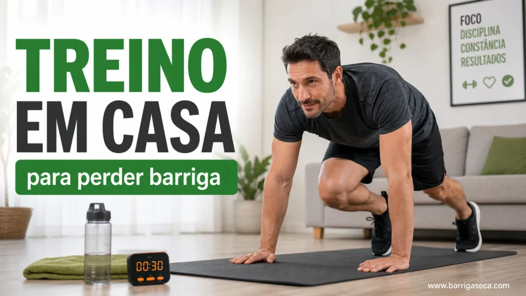 Treinos em casa para perder barriga rápido: guia completo